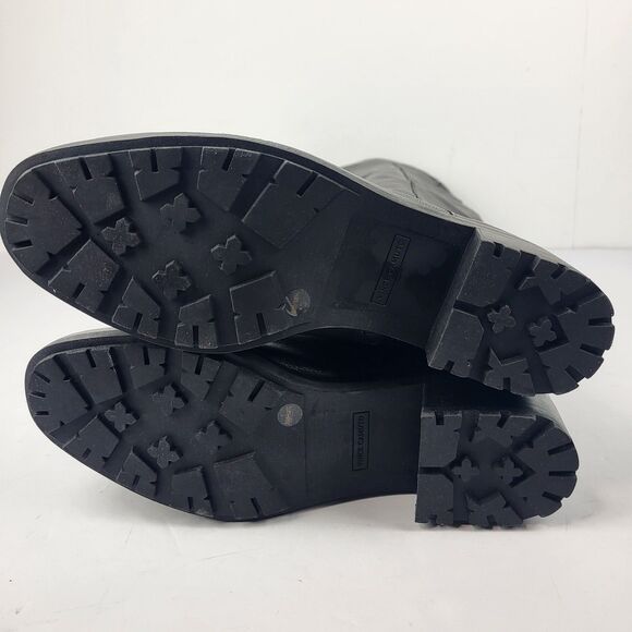 Vince Camuto Jorshie Women's Over the Knee Boots Black Faux Leather Block  8M - Picture 16 of 16